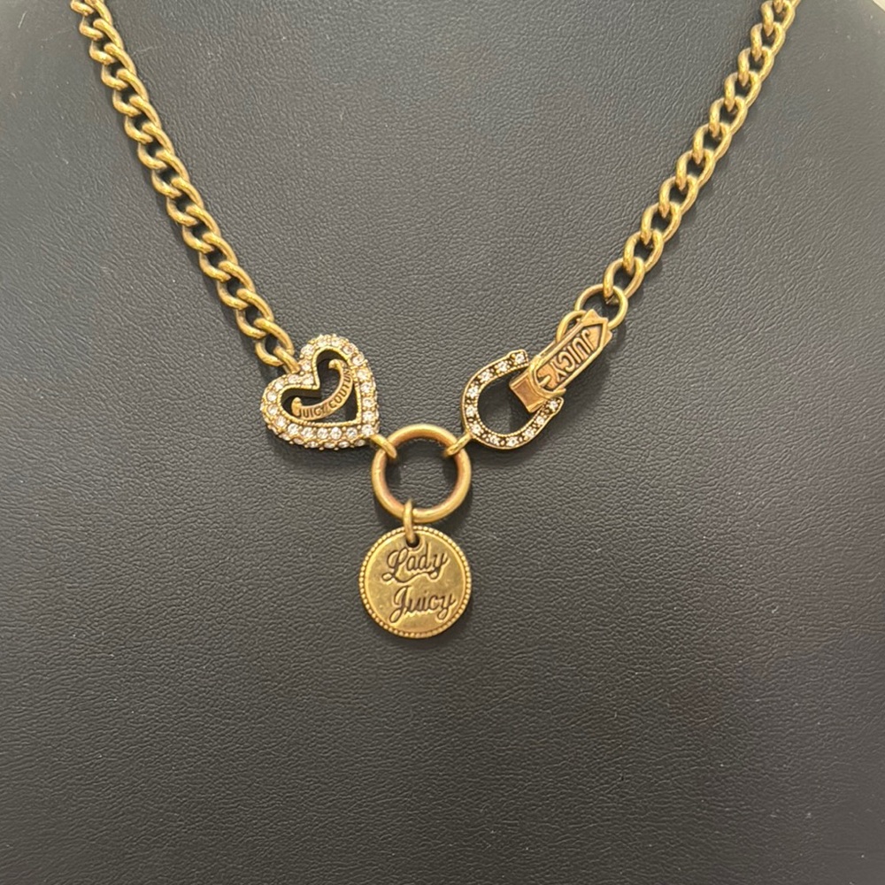 Juicy Couture Gold Heart Necklace